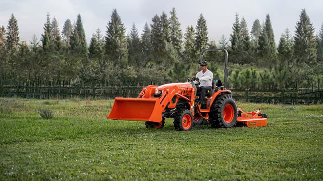 Powerful Kubota diesel engine